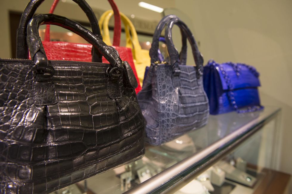 More bags at Nancy Gonzalez at Saks Fifth Avenue November 2014