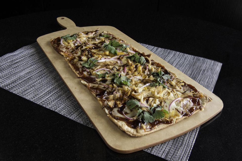 Morton's Grille in The Woodlands September 2013 barbecue BBQ Chicken Flatbread