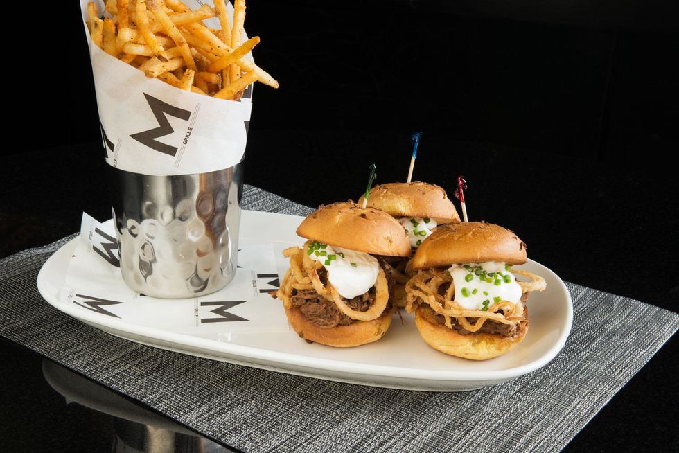 Morton's Grille in The Woodlands September 2013 Braised Beef Short Rib Sliders