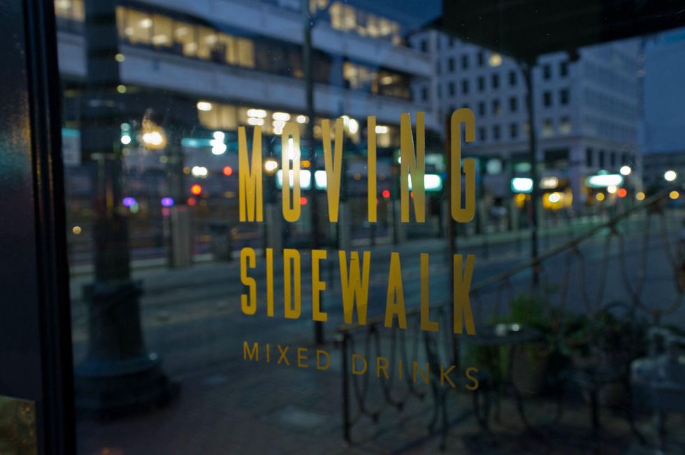 Moving Sidewalk door