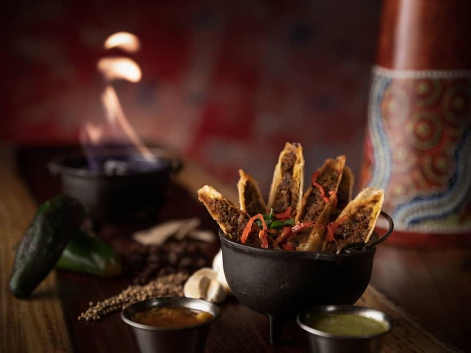 Mozambik Camp Malay samosas