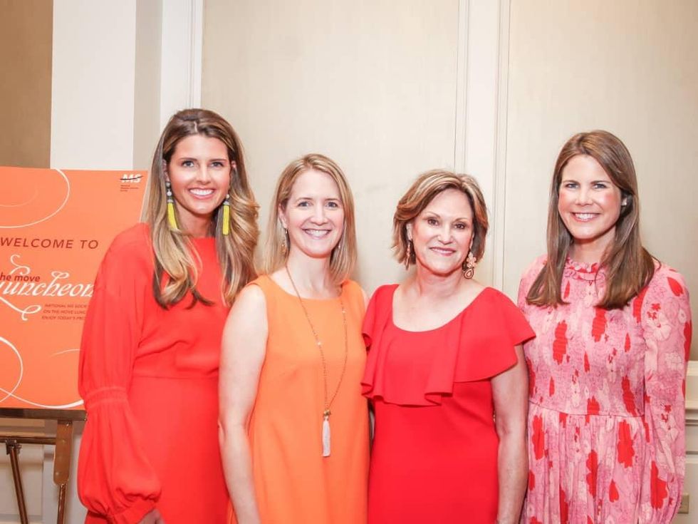 MS On The Move Luncheon, Catie Ross, Emily Covey, Marilyn Jaggard, Ashley Cruse