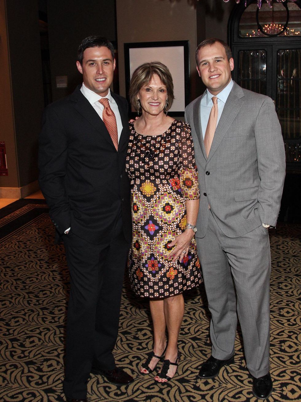 MS On the Move luncheon, February 2013, Hunter Jaggard, Marilyn Jaggard, Griff Jaggard