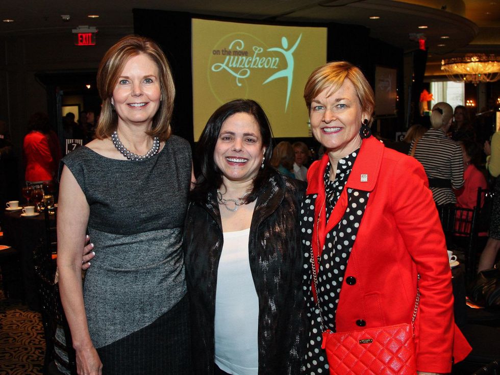 MS On the Move luncheon, February 2013, Kitty Van, Karen Nakfoor, Dorothy Paterson
