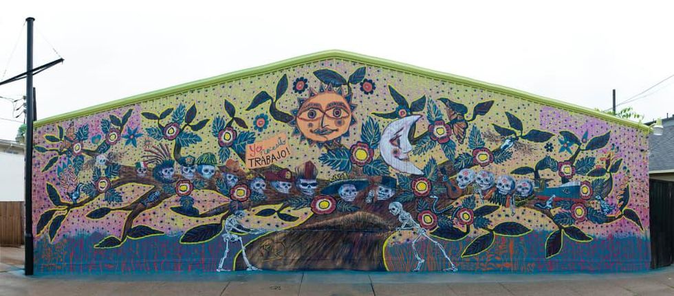 Muertos Mural Panorama