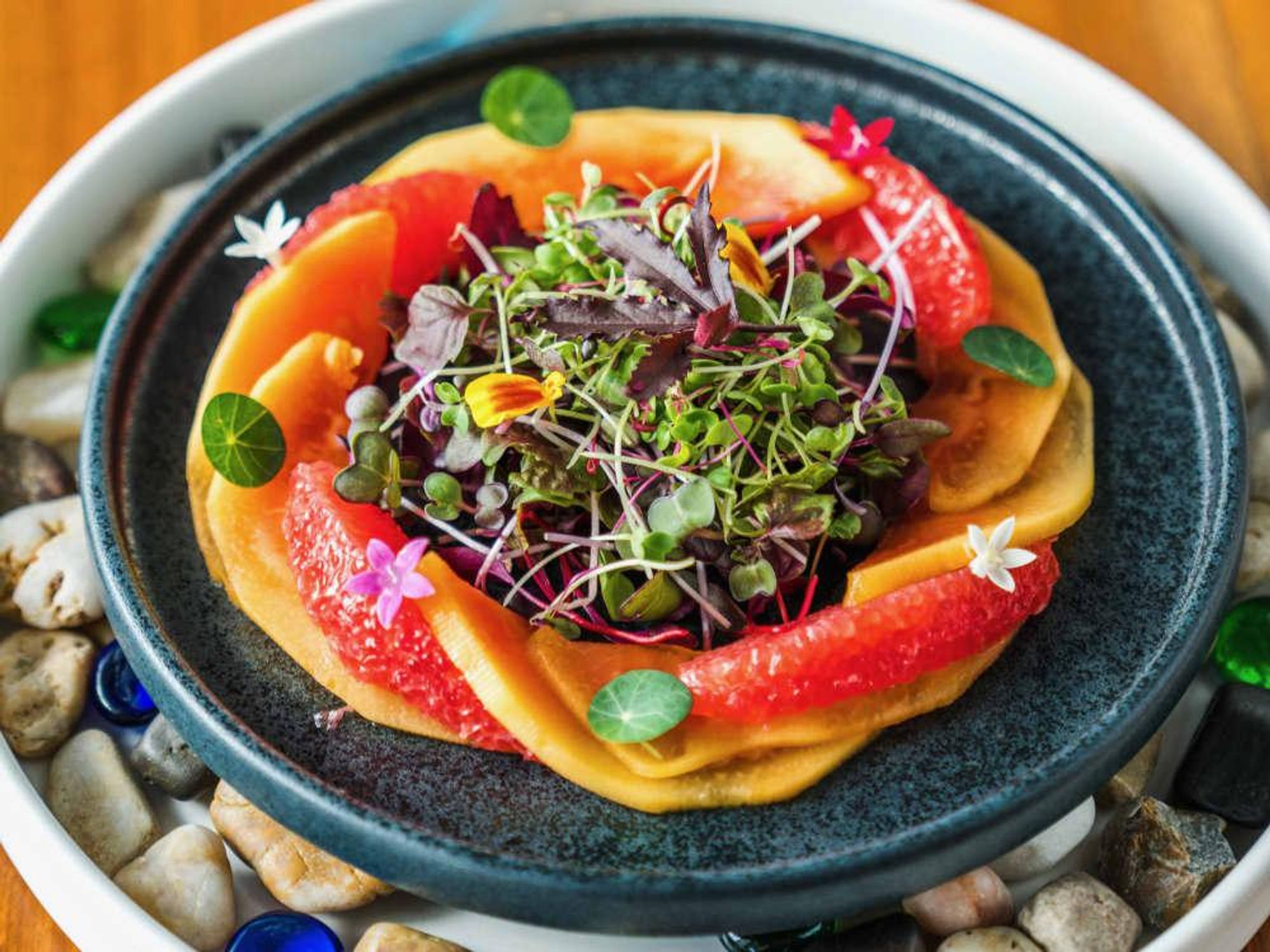 Musaafer winter pomelo salad