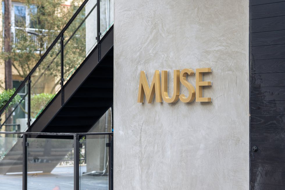 Muse exterior sign