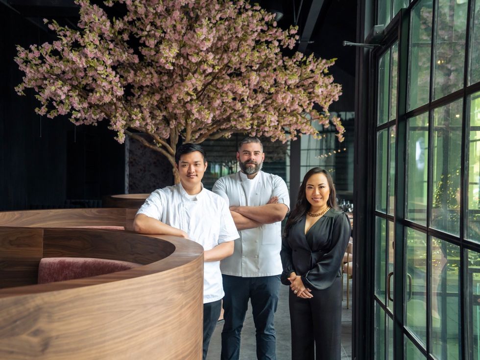 Muse restaurant Dung Nguyen, E.J. Miller, Patty Burbach