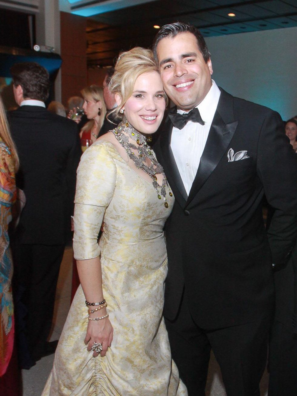 Museum of Natural Science gala, March 2013, Jenee' Stefanakis, Nick Stefanakis