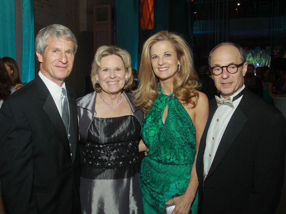 Museum of Natural Science gala, March 2013, Jerry Ross, Joanne Ross, Melinda Stubbs, Sam Stubbs