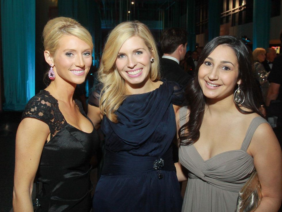 Museum of Natural Science gala, March 2013, Jill Lancaster, Alyssa Barrett, Rania Semaan