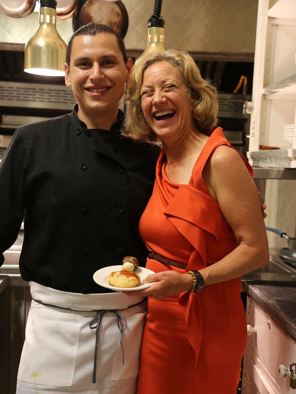 Mushroom dinner at Cinq Houston June 2013 chef German Mosquera and Audrey Marnoy