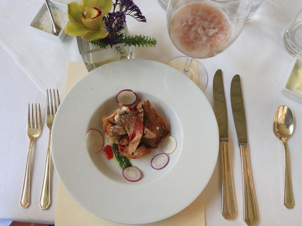 Mushroom dinner at Cinq Houston June 2013