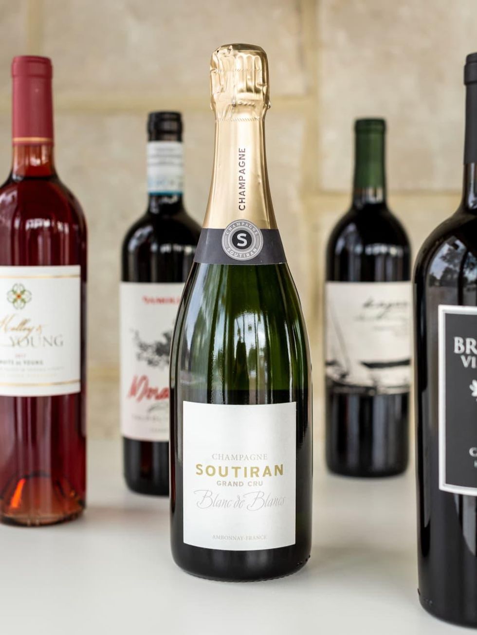 Mutiny Wine Room bottles