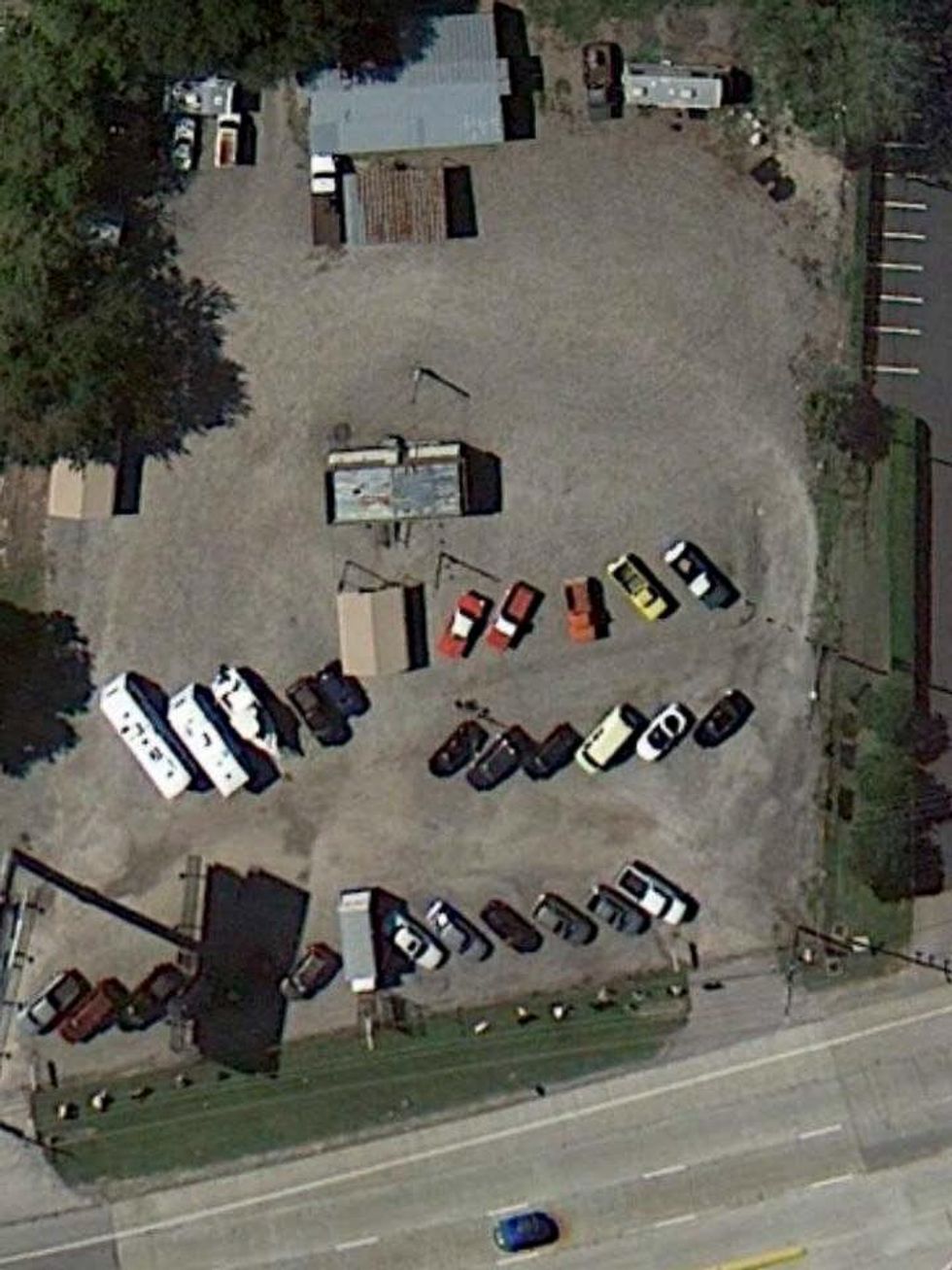 My Food Park Houston Texas aerial Google from from two years ago