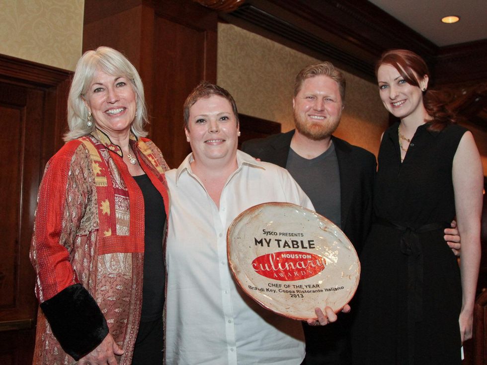 My Table Houston Culinary Awards October 2013 Brandi Key, Randy Evans