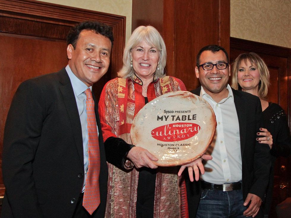 My Table Houston Culinary Awards October 2013 Hugo Ortega and Ruben Ortega