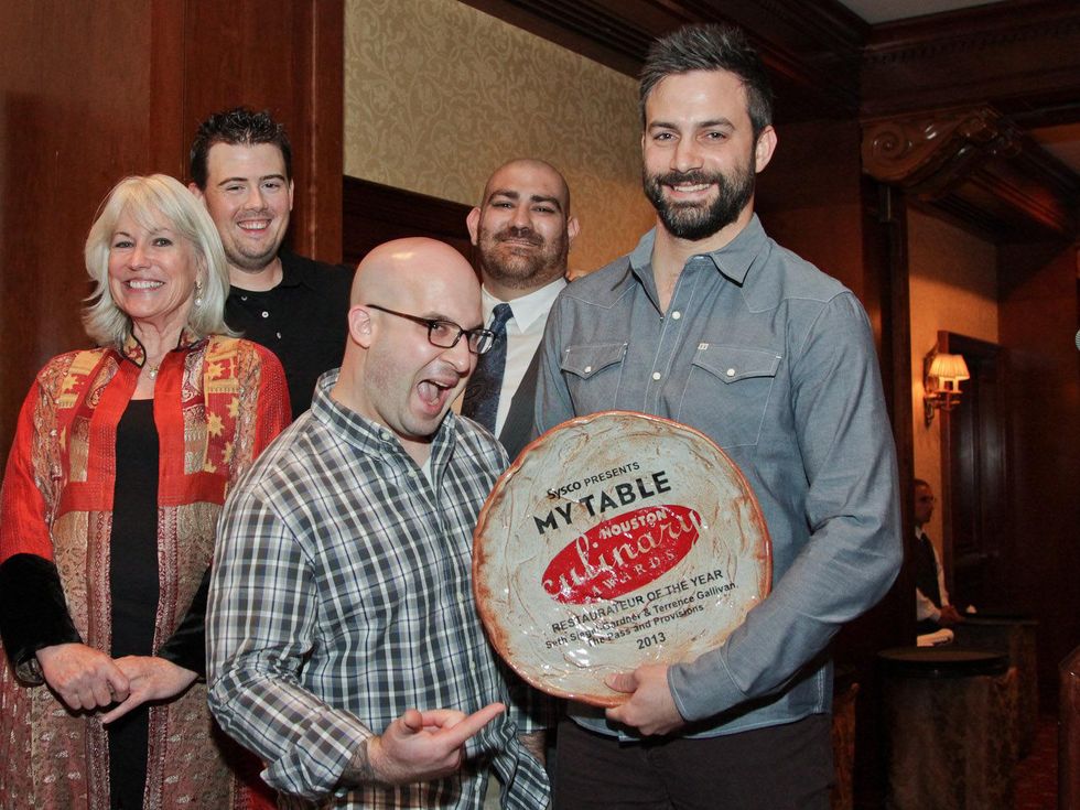 My Table Houston Culinary Awards October 2013 The Pass & Provisions Seth Siegel-Gardner and Terrence Gallivan
