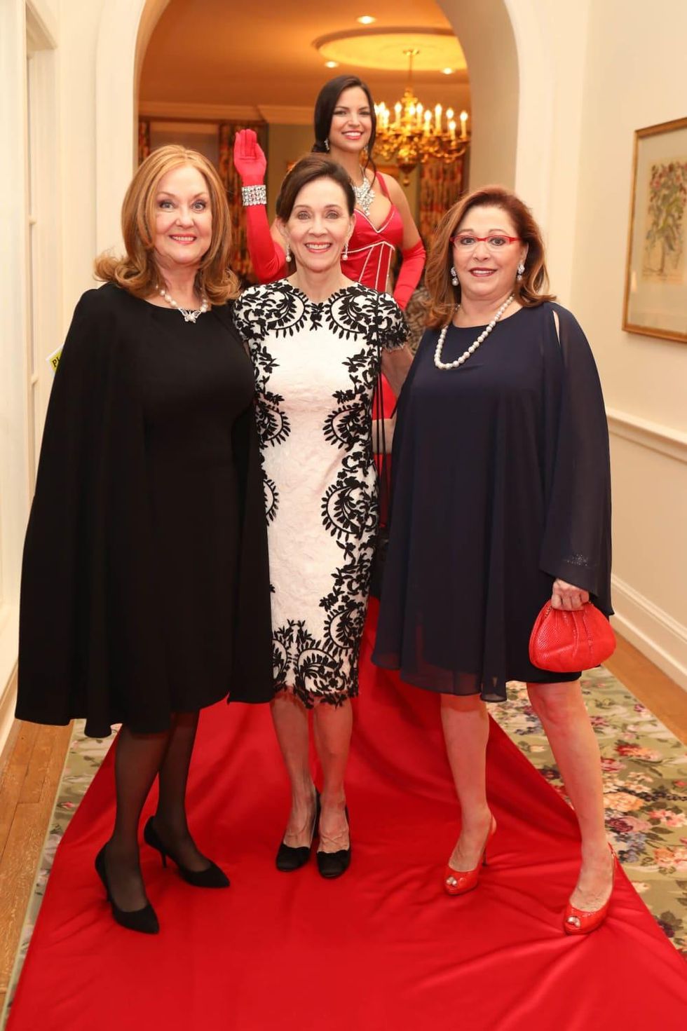 Myra Wilson, Robin Simon, Suzy Simons at BARC gala