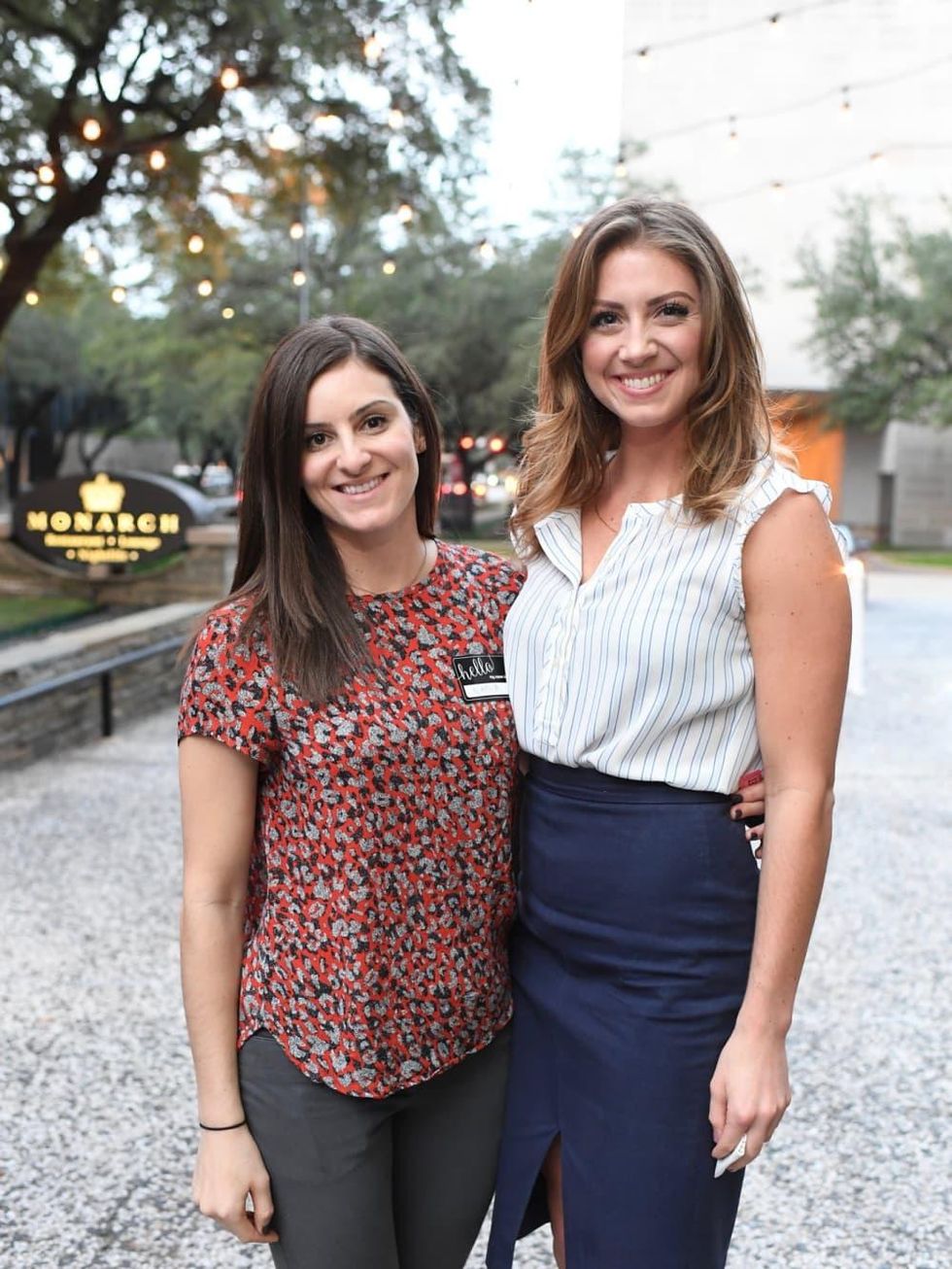 Nadia Hadri, Calsie Boyd at YHHCC Fall Mixer