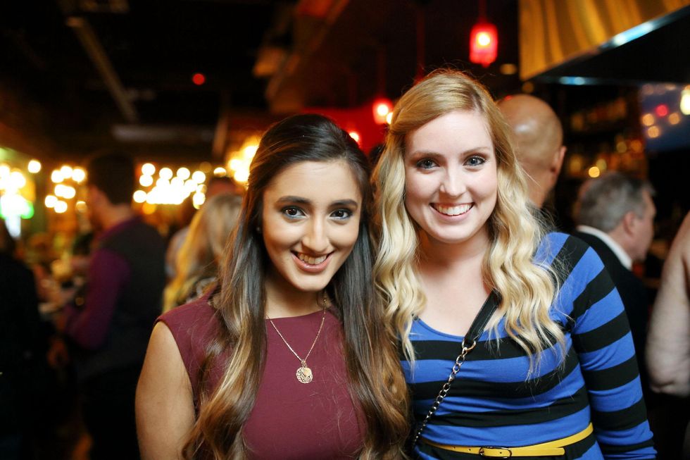 Nadia Kahn, left, and Marisa Cilento at Ruggles Black Grand Opening October 2014