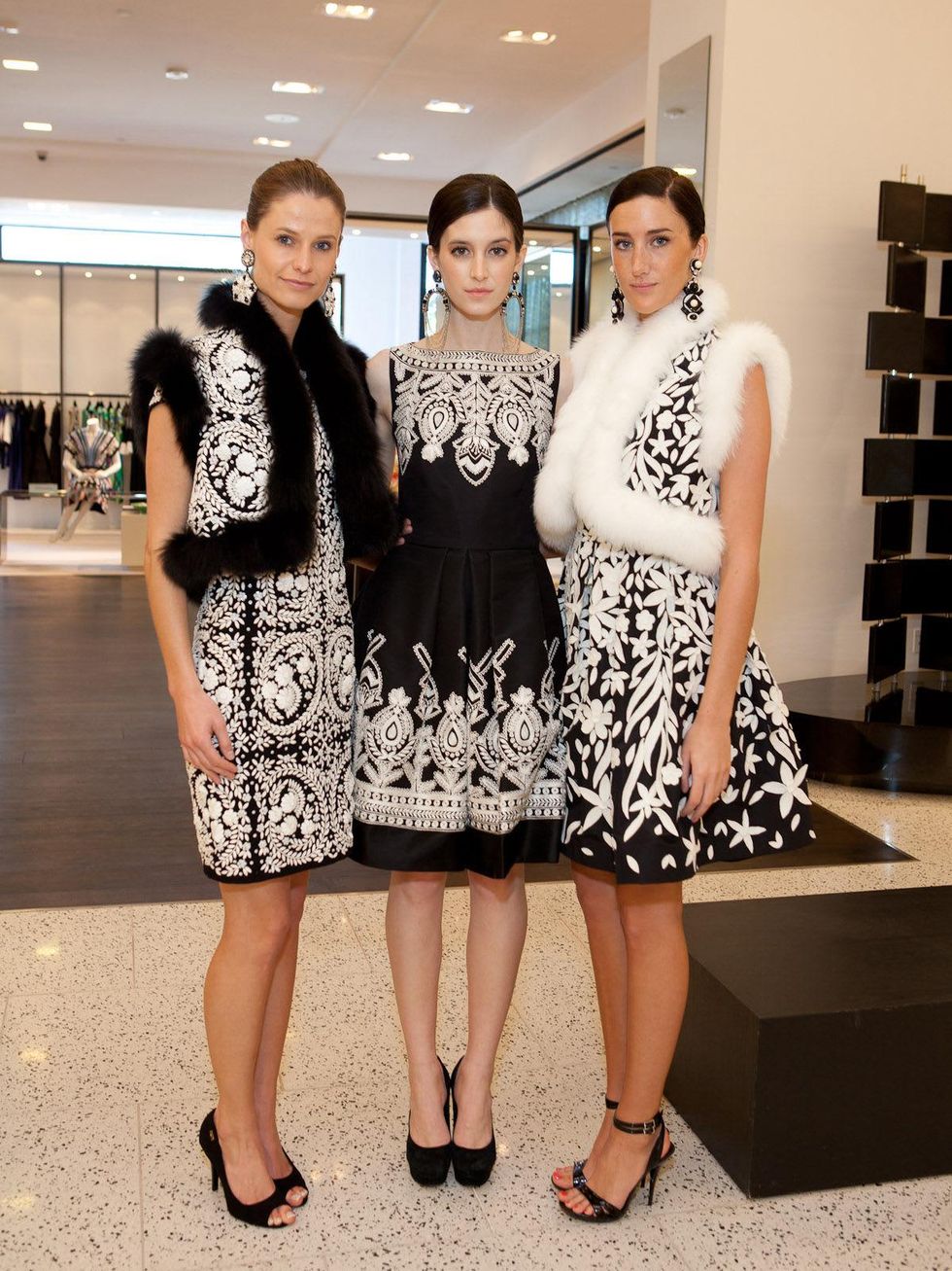 Naeem Khan at Tootsies April 2013 Models wearing Naeem Khan