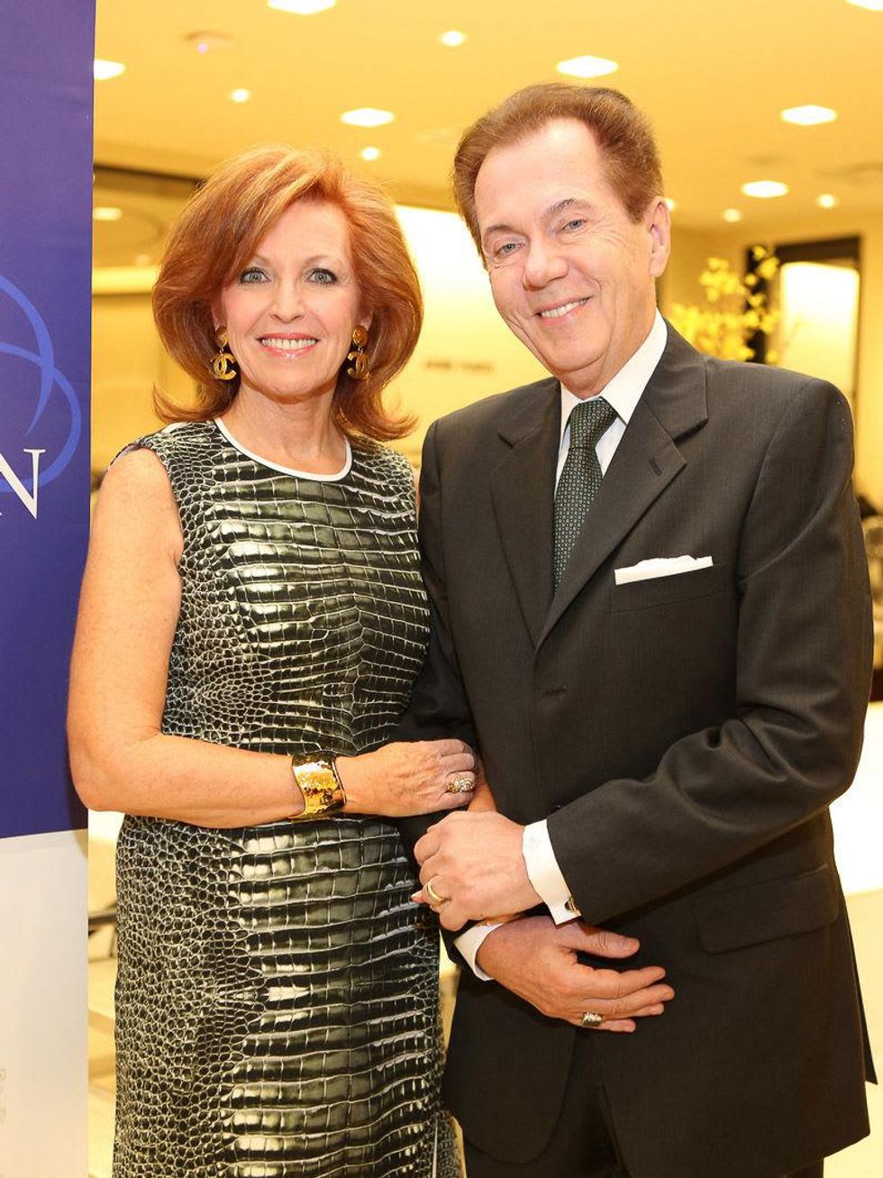 Nancy and Hans Strohmer at the Winter Ball kick-off event