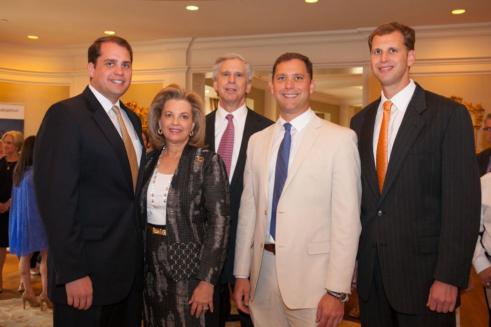 Nancy and Jim Gordon, with Matt Gordon, Ryan Gordon and Scott Gordon