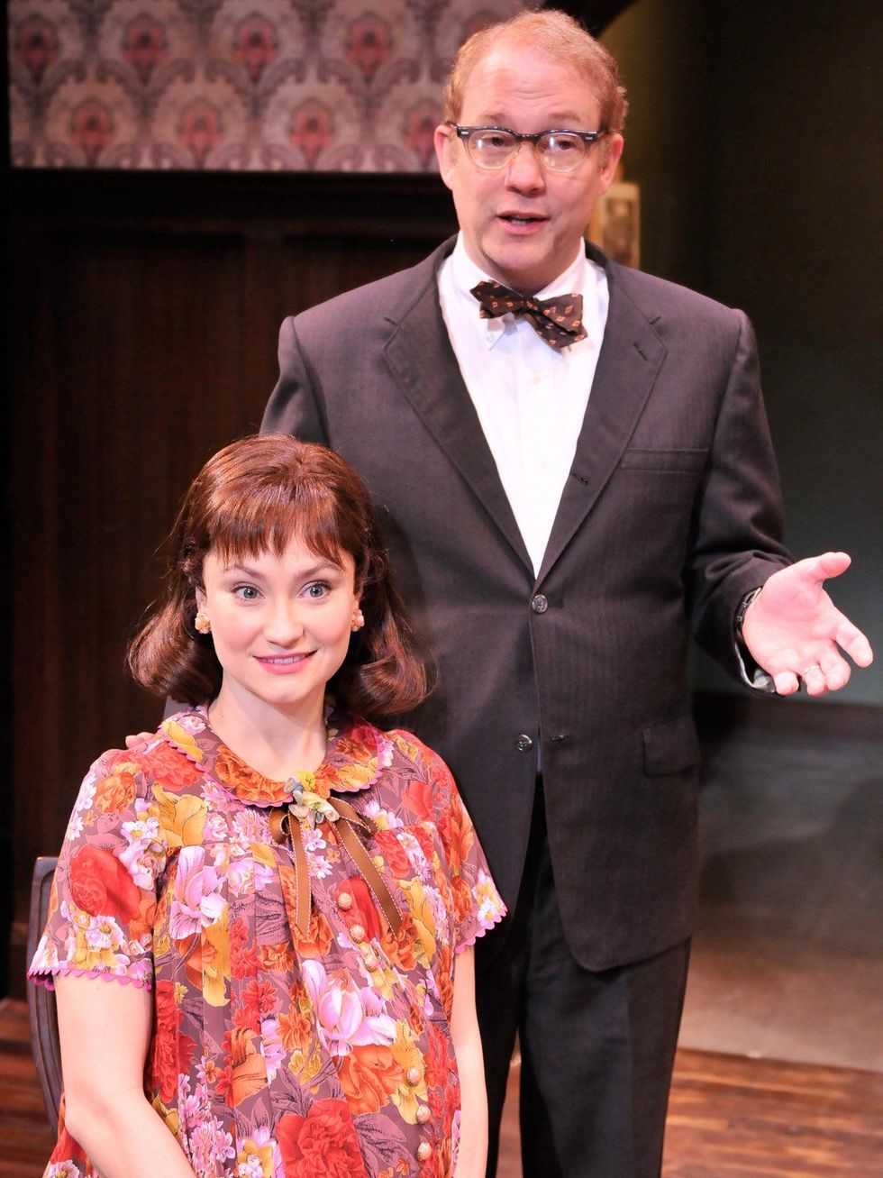 Nancy, life in the middle, January 2013, Emily Neves as Betsy and Philip Lehl as Karl in the Alley Theatre\u2019s production of Clybourne Park. Clybourne Park runs on the Alley\u2019s Neuhaus Stage