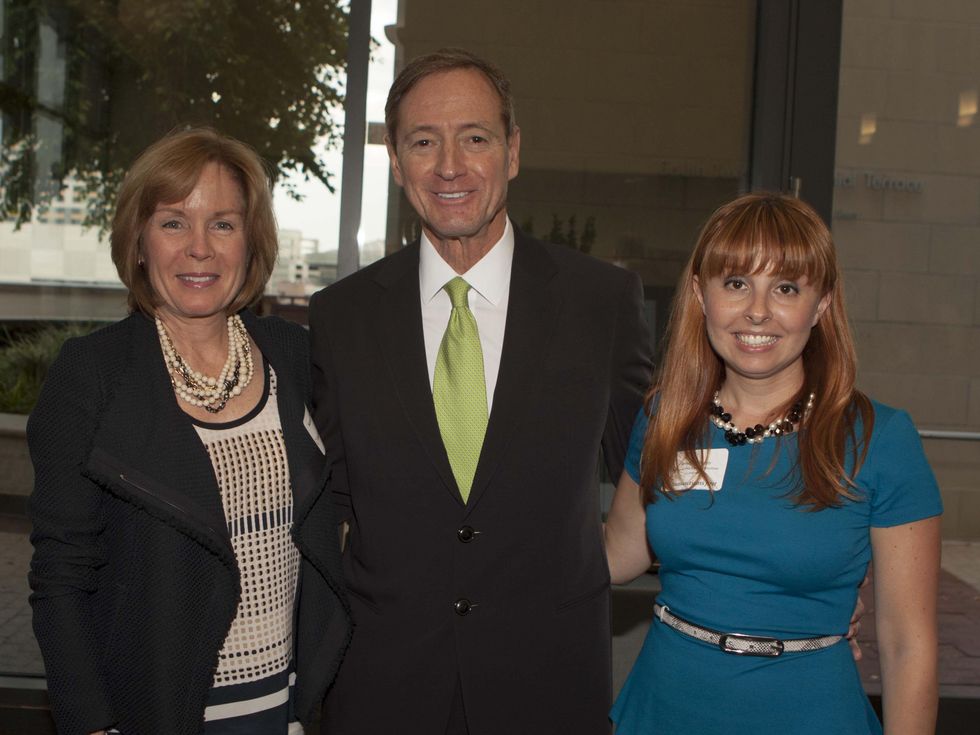 Nancy MacKimm, Alan Crain and Jenny Rizzo at Human Rights First office launch