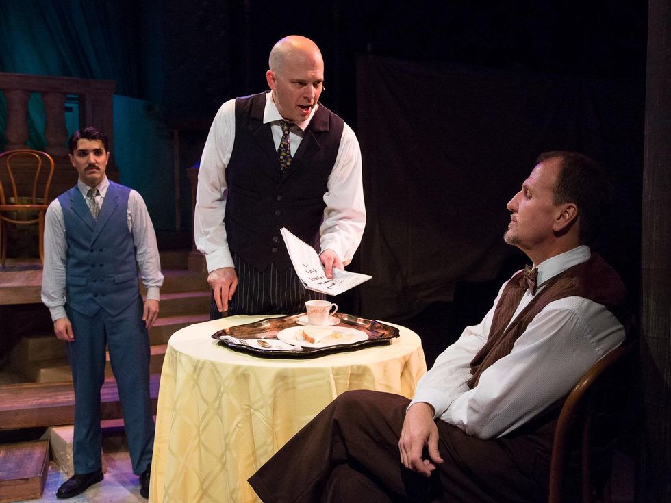 Nancy Rare Sondheim May 2013 Michael McClure, Tom Frey and L.Jay Meyer of Stages Repertory Theatre