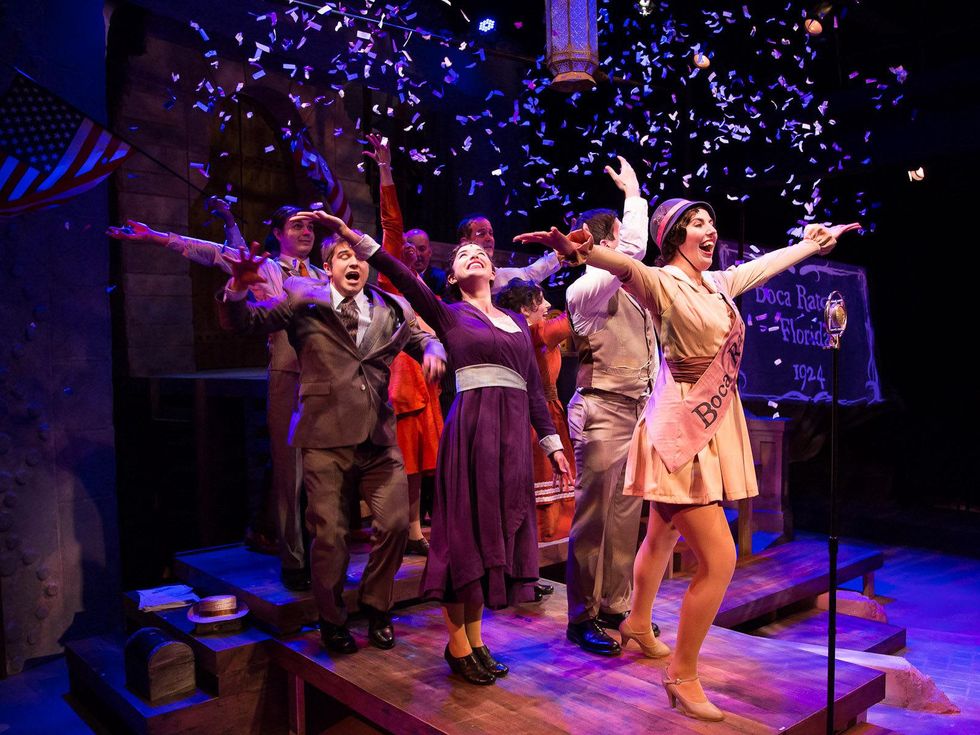 Nancy Rare Sondheim Stages Repertory Theatre Road Show the cast