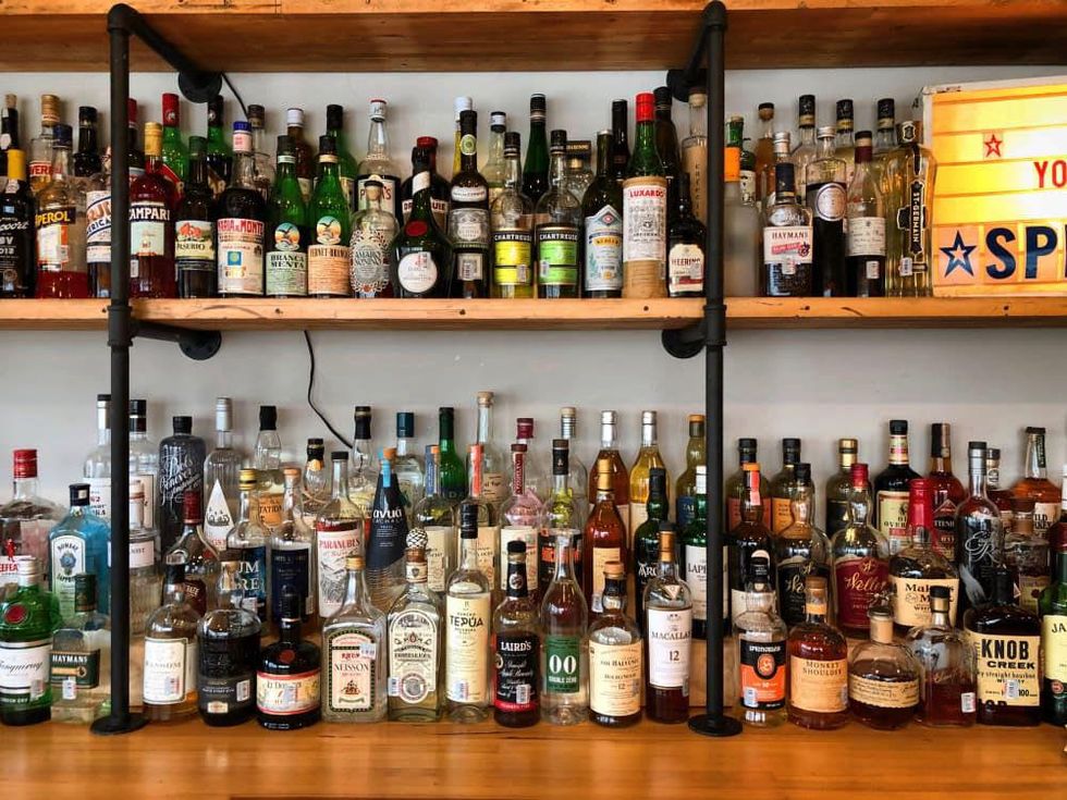 Nancy's Hustle back bar