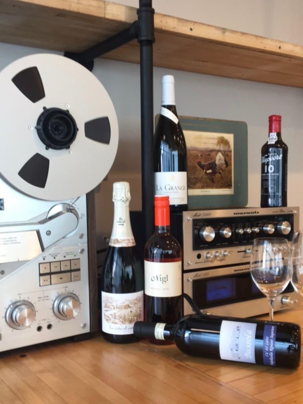 Nancy's Hustle reel to reel tape deck