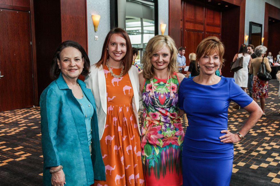 Nancy Walker, from left, Holly Walker, Ashley Petersen and Jo Ann Petersen at Boys & Girls Harbor luncheon April 2014
