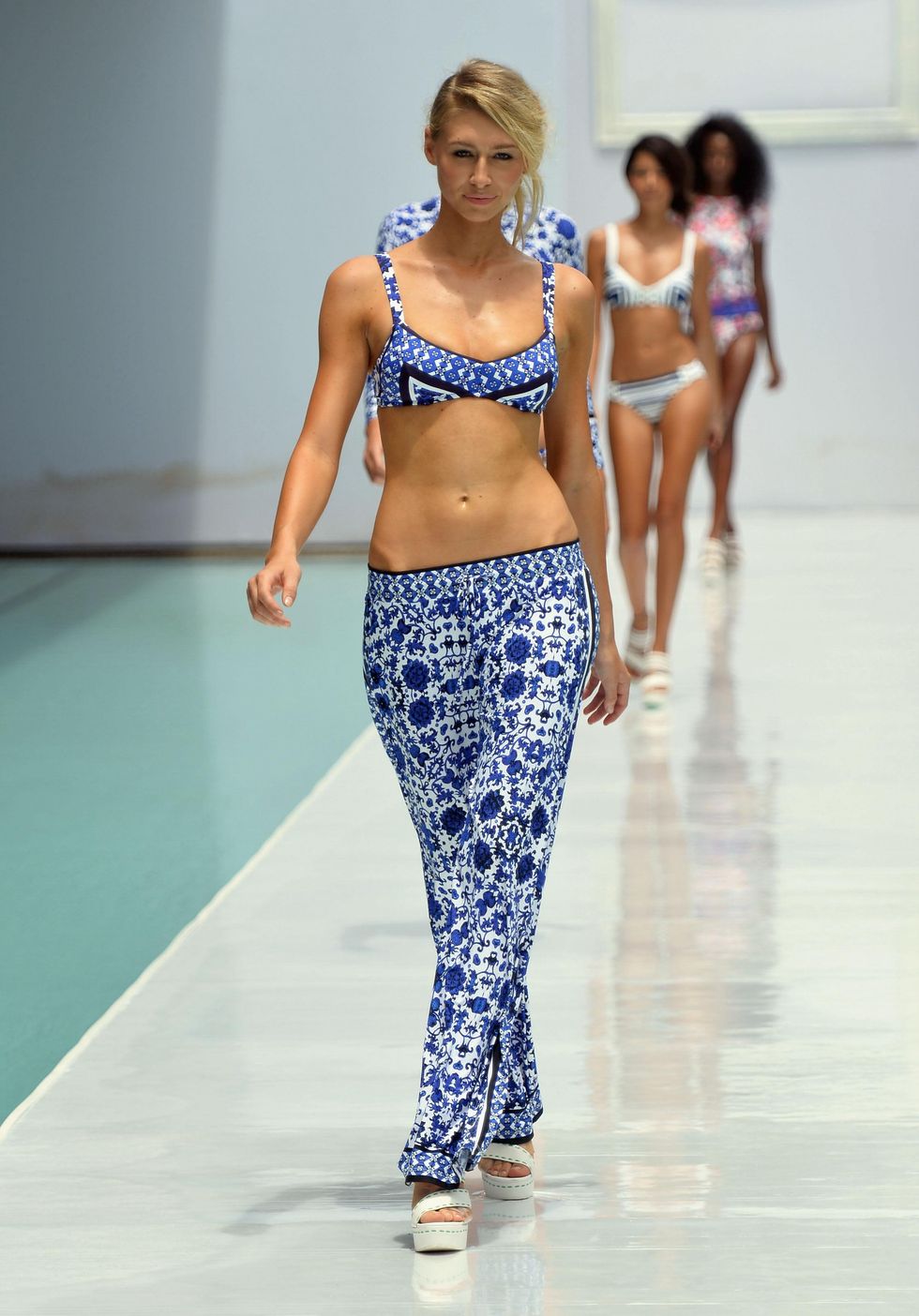 Nanette Lepore swimsuit at Mercedes-Benz Fashion Week Swim July 2013