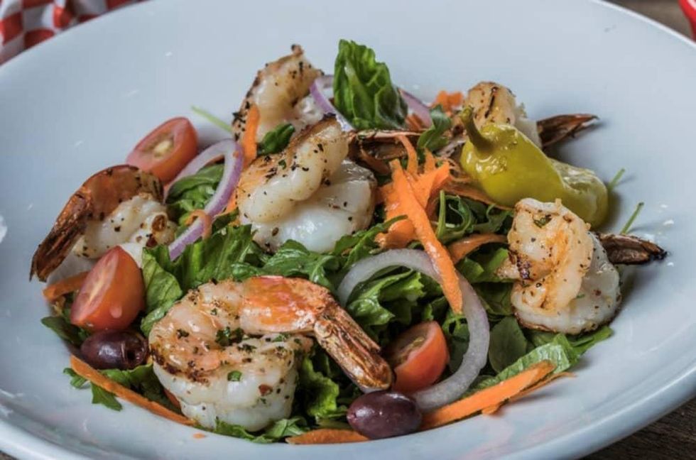 Napoli's shrimp salad