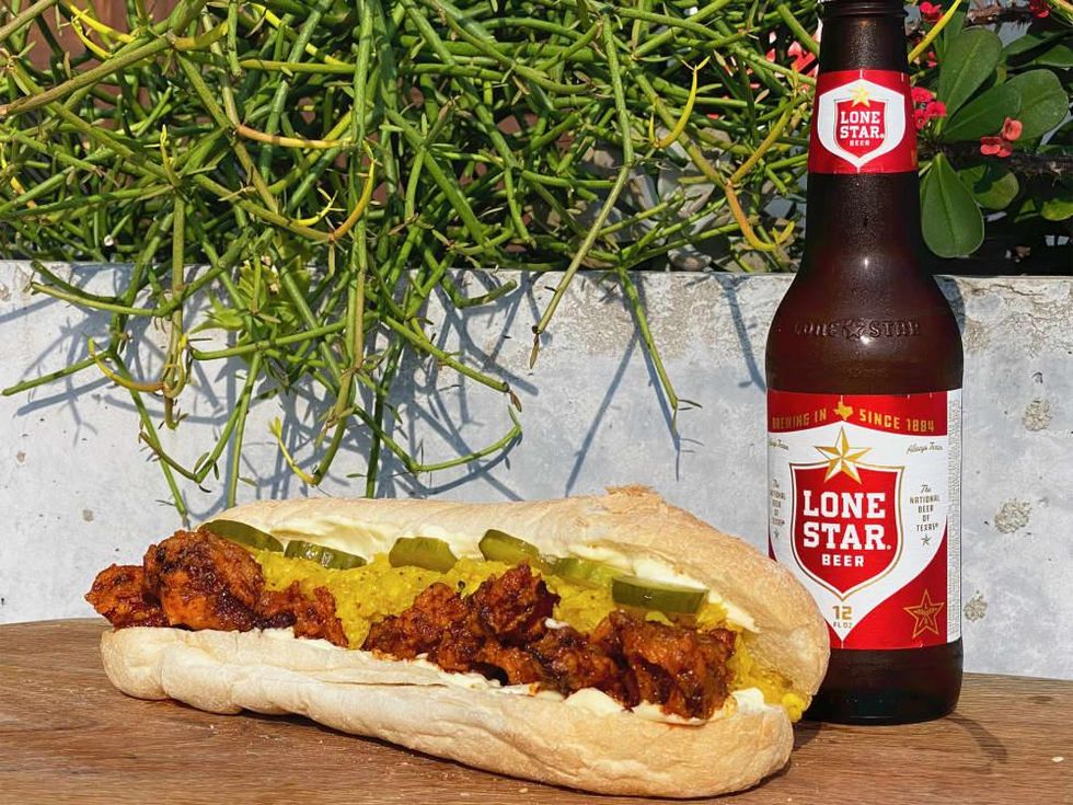 Nashville Hot Mushroom po'boy