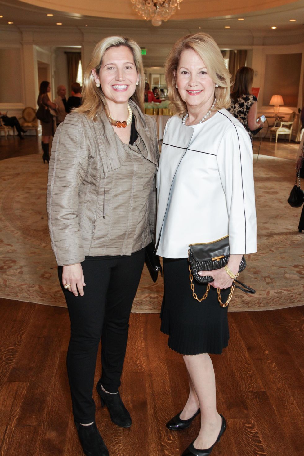 Natalie Nicholson-Clark, left, and Glenda Nicholson at the MS Society luncheon March 2015