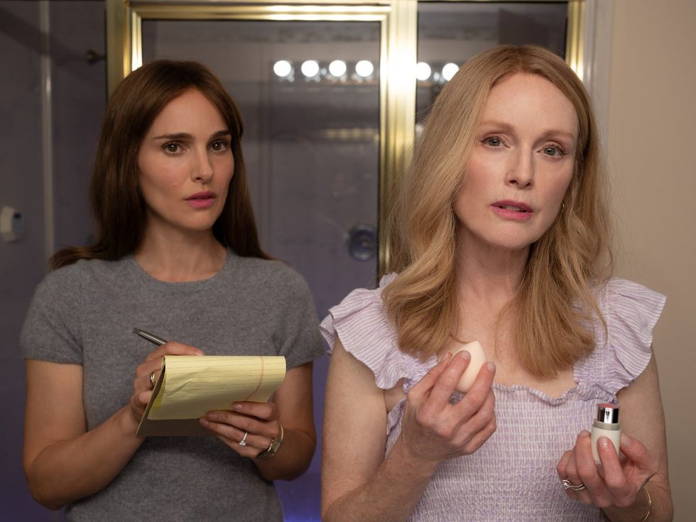 Natalie Portman and Julianne Moore in May December