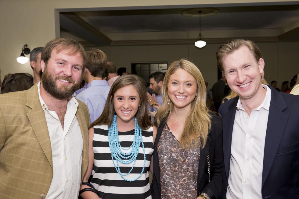 Nathan Rigney, from left, Ellen James, Kendall Klinkhammer and Andrew Rice at the Camp for All event September 2014