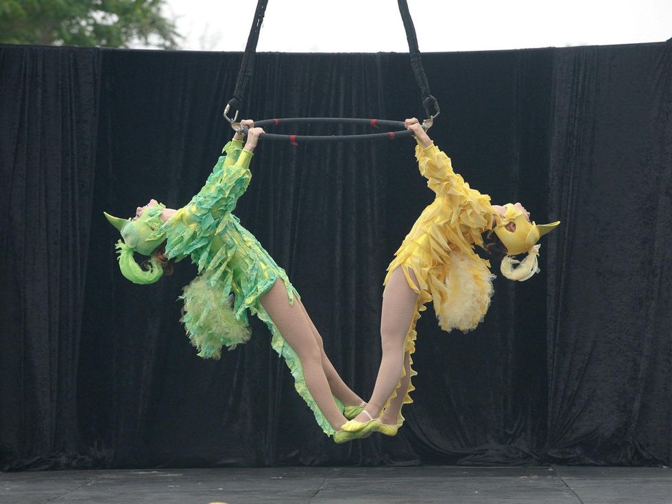 Nature Fest in Bridgeland May 2013 acrobats