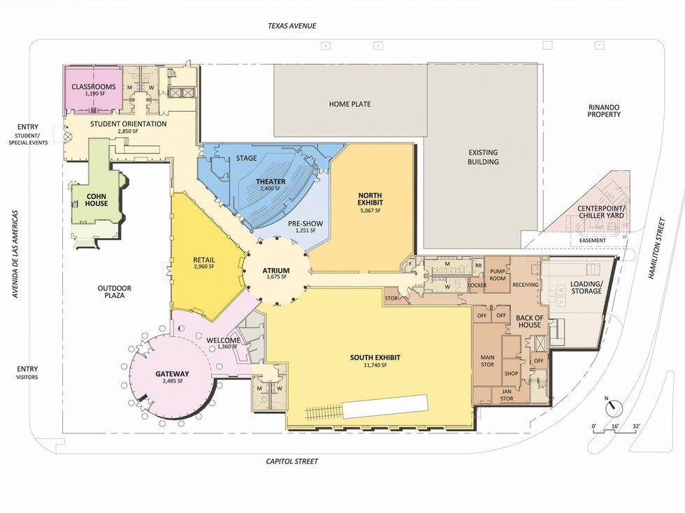 Nau Center Floor Plan Courtesy of Bailey Architects November 2014