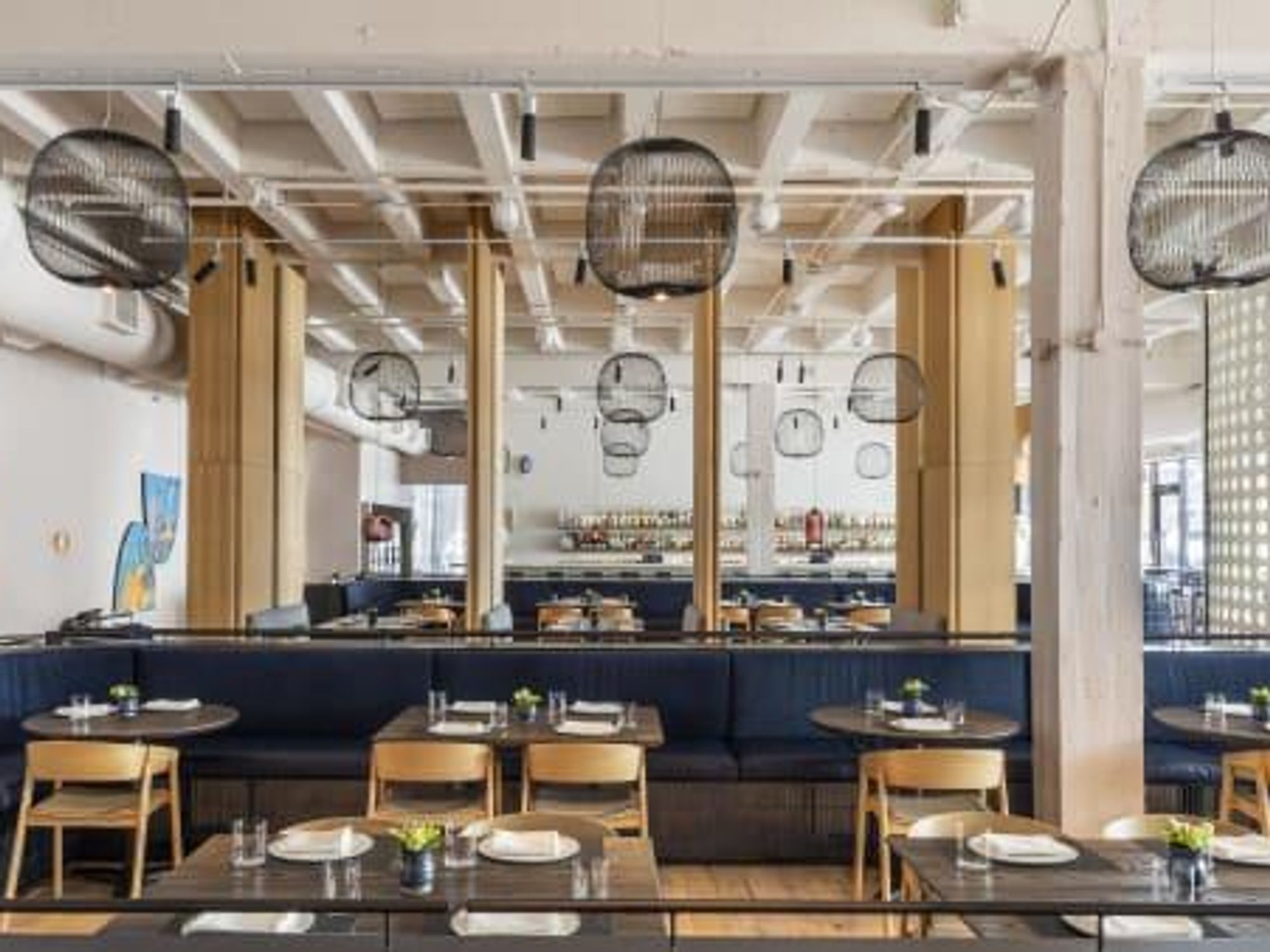 Navy Blue restaurant interior