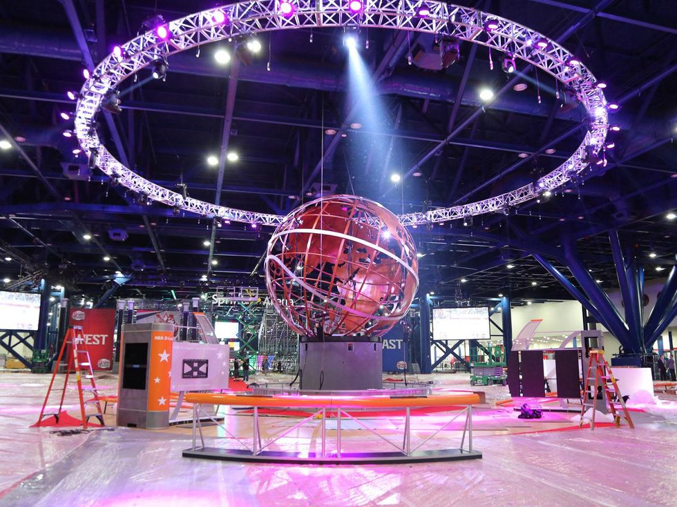 NBA Jam set-up, February 2013