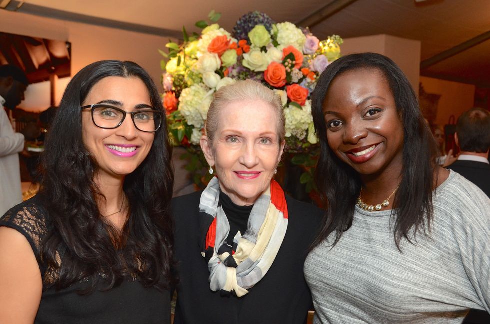 Neha Mehta, from left, Kay Ott and Jaemila Alharazim at the Butler Brothers party November 2014