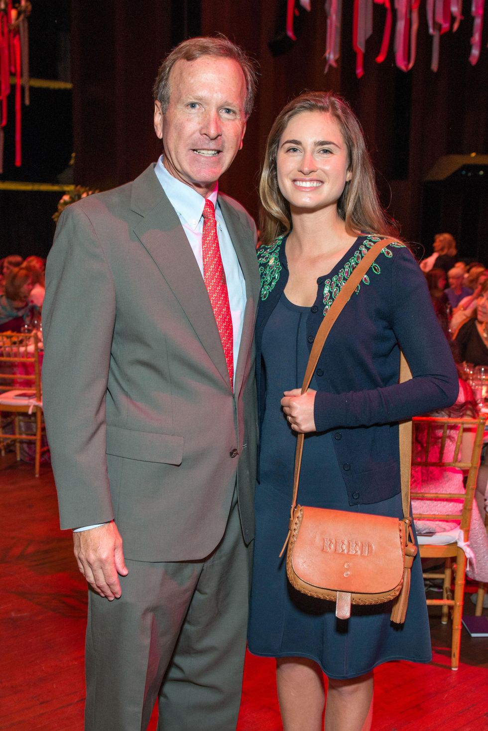 Neil Bush and Lauren Bush Lauren at the SPA luncheon with Lauren Bush Lauren October 2014
