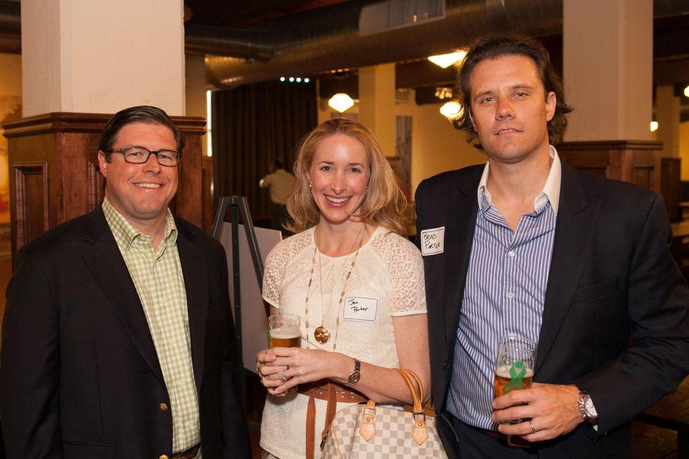 Neil Martin, from left, Jen Porter and Brad Porter at the PALS event June 2014