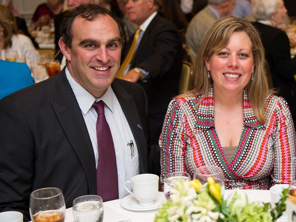 Nellis and Taylor Willhite at the Christus Health luncheon March 2014
