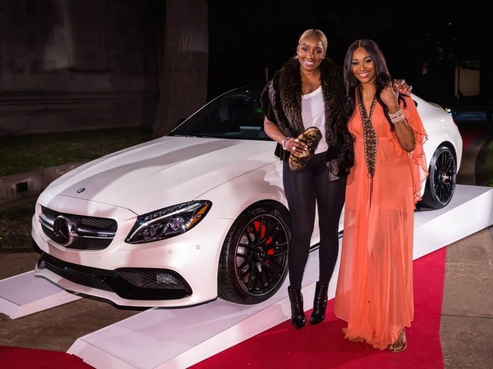 Nene Leakes and Cynthia Bailey at Rolling Stone party